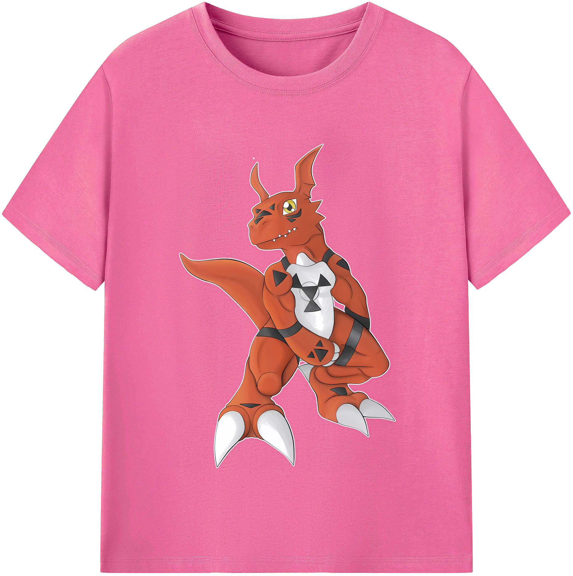 （画像用） Digimon デジタルモンスター/デジモン レディースカジュアルプリントTシャツ（綿100％）